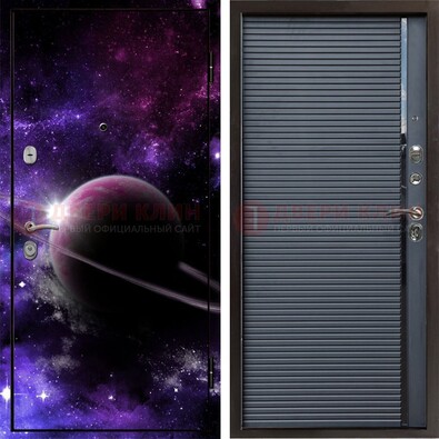 Металлическая дверь с фотопечатью Сатурна ДФ-20 в Костроме