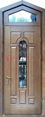 Железная дверь Винорит с фрамугой для частного дома ДФГ-34 в Костроме