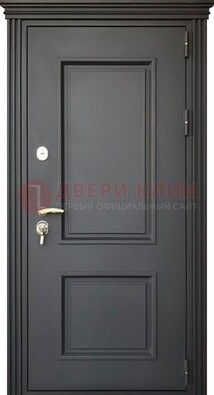 Чёрная дверь с МДФ ДМ-520 в Костроме