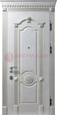 Белая дверь с МДФ ДМ-525 в Костроме