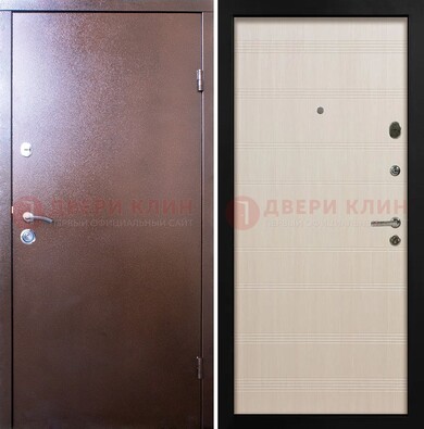 Входная дверь с порошковым покрытием и терморазрывом МДФ ДП-210 в Костроме