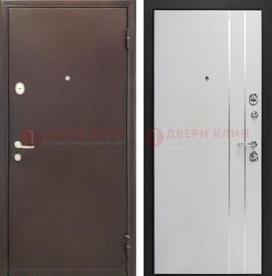 Входная дверь с порошковым покрытием с МДФ с молдингами ДП-232 в Костроме