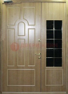 Входная дверь Дверь со вставками из черного стекла ДПР-42 в Раменском