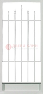Светлая стальная решетчатая дверь с пиками ДР-21 в Костроме