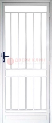 Железная решетчатая дверь белая ДР-32 в Костроме