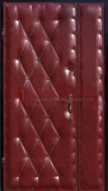 Бордовая тамбурная дверь ДТМ-25 в Костроме