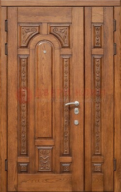 Полуторная железная дверь винорит для дома ДВТ-252 в Костроме
