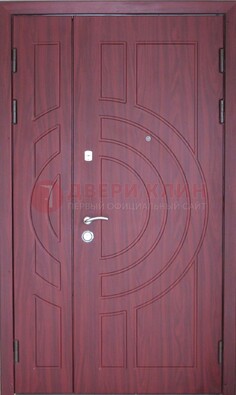 Красная железная дверь с виноритом ДВТ-3 в Костроме