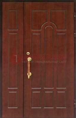 Стальная полуторная дверь для частного дома ПЛ-13 в Костроме