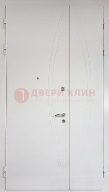 Современная полуторная стальная дверь с МДФ панелью ПЛ-25 в Костроме